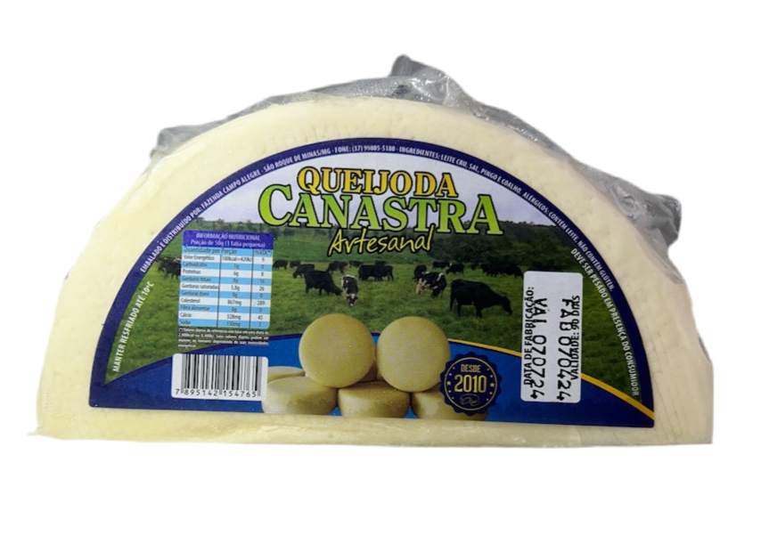 Queijo Meia Cura Canastra (Caixa 20x550g) – Venda Atacado