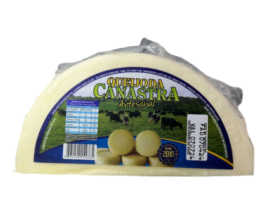 Queijo Meia Cura Canastra (Caixa 20x550g) – Venda Atacado