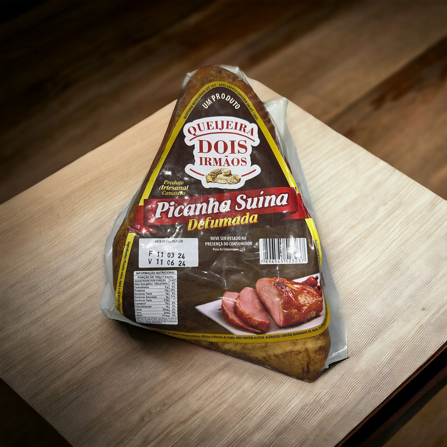 Picanha Suína Defumada Artesanal (Caixa 20x700g) – Venda Atacado