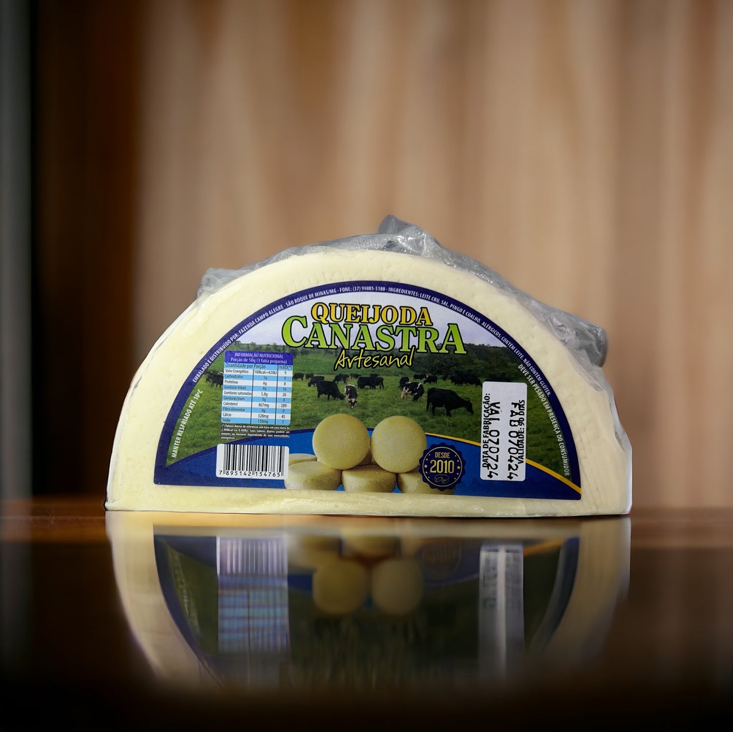 Queijo Meia Cura Canastra (Caixa 20x550g) – Venda Atacado