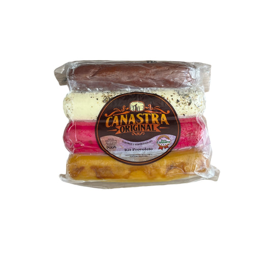 Kit Provolone (Ervas, Vinho & Defumado) com Lombo Artesanal (Caixa 20x900g) – Venda Atacado